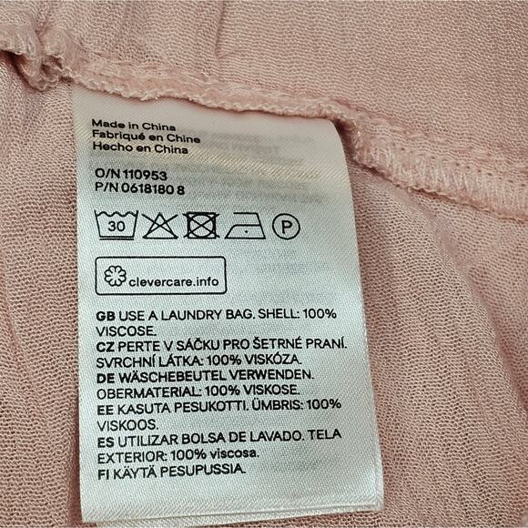 H&M Divided Light Pink Tassel Trim Shorts US 10 - Picture 4 of 7